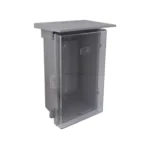 ตู้กันน้ำพลาสติก NANO-101CG (ฝาใส สีเทา) ขนาด 320×210×150 มม. - Image 2