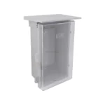 ตู้กันน้ำพลาสติก NANO-101CW (ฝาใส สีขาว) ขนาด 320×210×150 มม. - Image 2