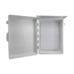 ตู้กันน้ำพลาสติก NANO-104W (ฝาทึบ สีขาว) ขนาด 541×390×201 มม. - Image 2